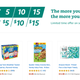 $5 off five, $10 off 10, or $15 of 15 Select Prime Pantry Items | Amazon